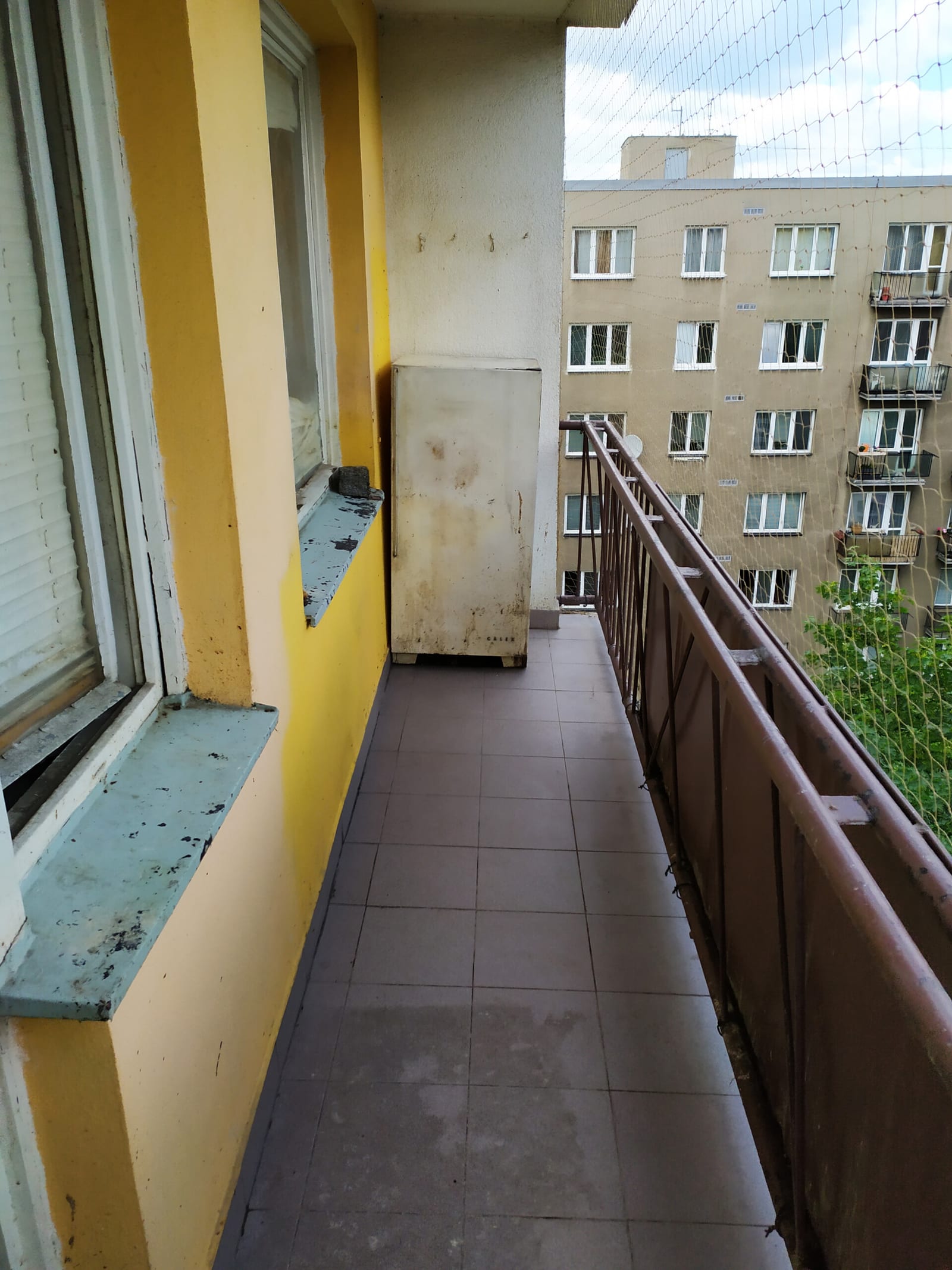 Balkon po úklidu – čistý stav
